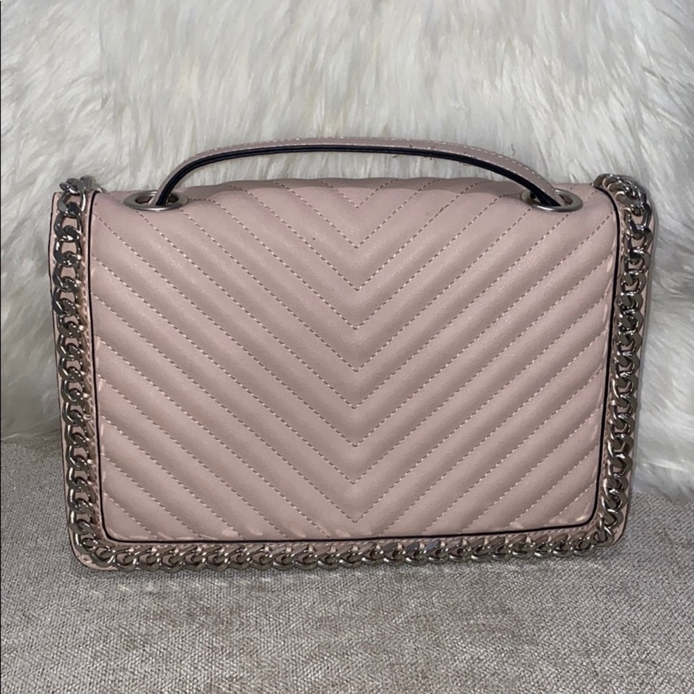 Pink Chain Shoulder Bag